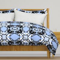 Blue Frogs Duvet Cover