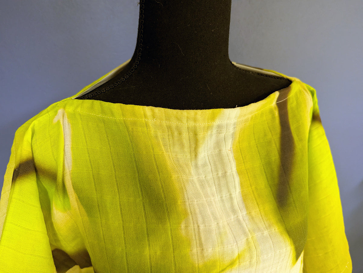 Gauze Tunic - Yellow Amaryllis