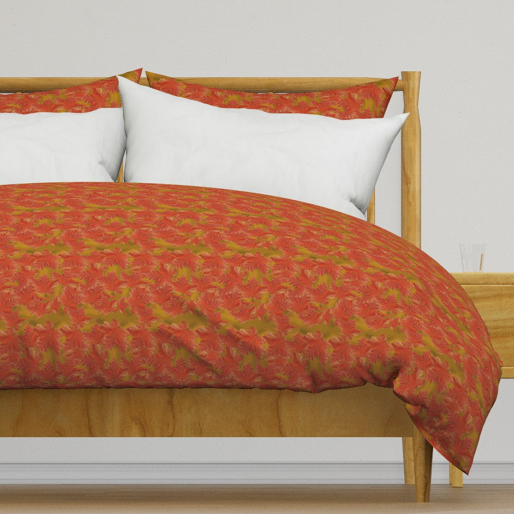 Maple Leaves Duvet Cover