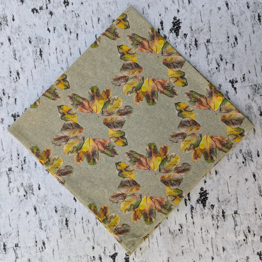 Wreaths of Leaves Napkins (Sold Individually - Two Colors)