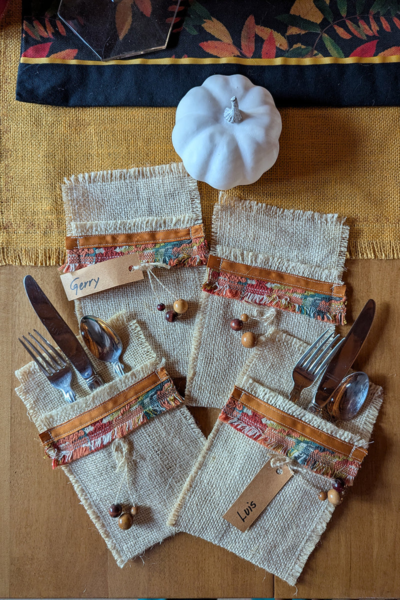Napkin and Silverware Pockets (Sets of 4)