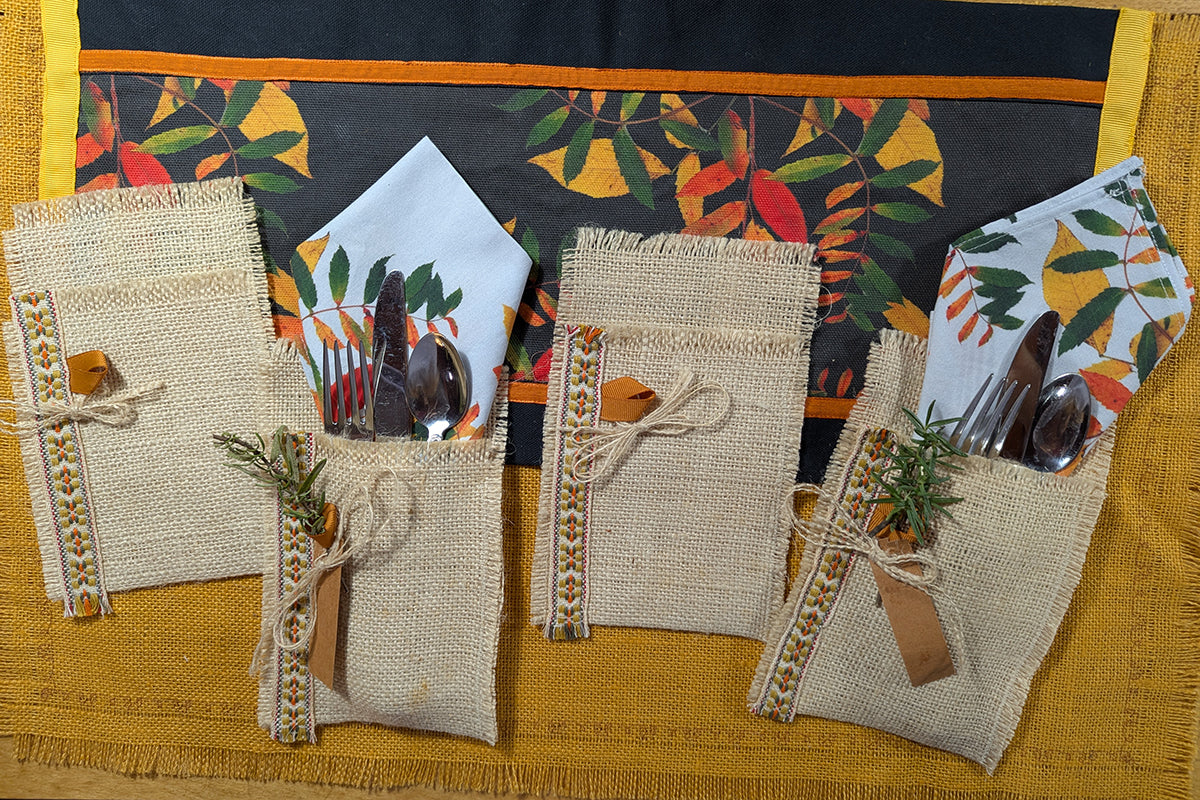 Napkin and Silverware Pockets (Sets of 4)