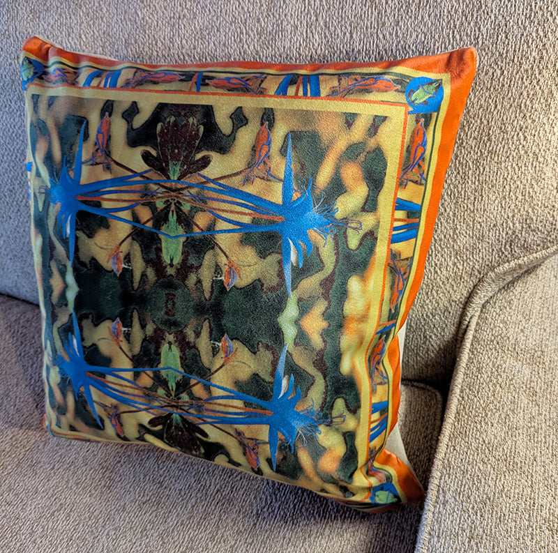 17"x 17" Turkish Flowers Pillow Sham