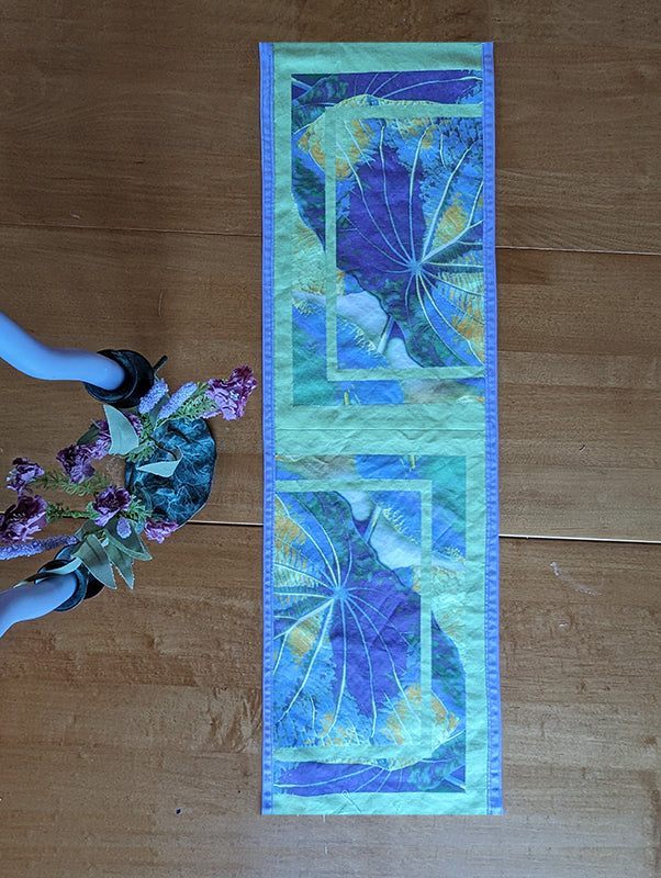 Rainforest (Lilac&Green) Table Runners