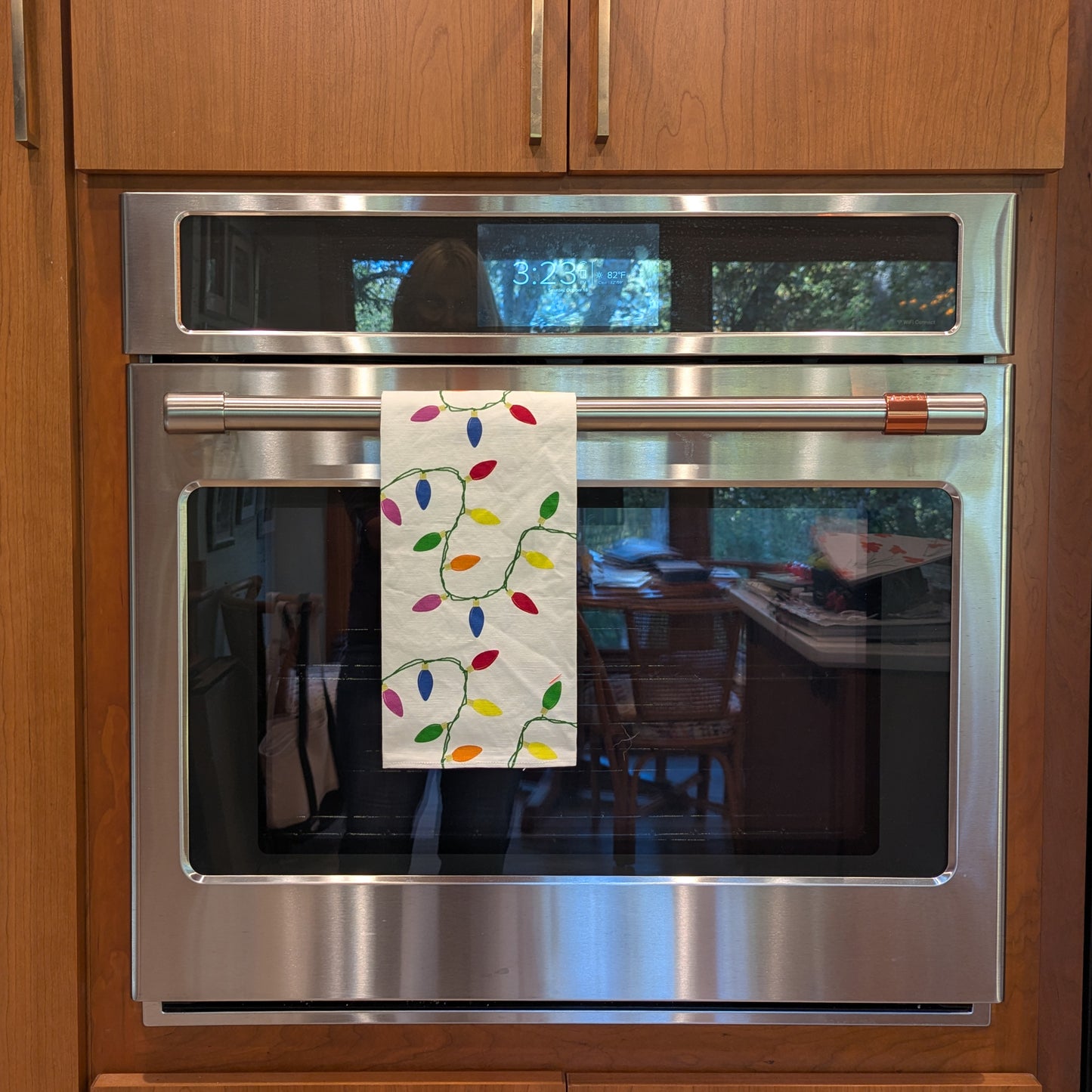 Christmas Lights Tea Towel