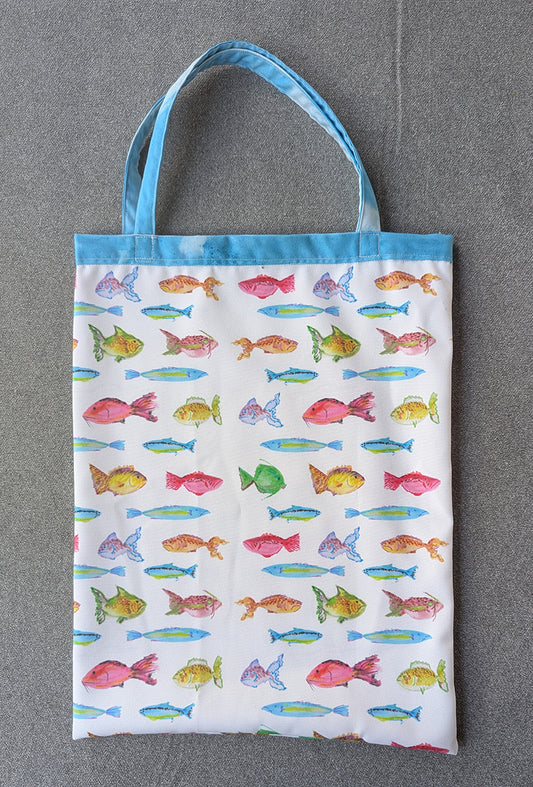Watercolor Fishes Tote Bag