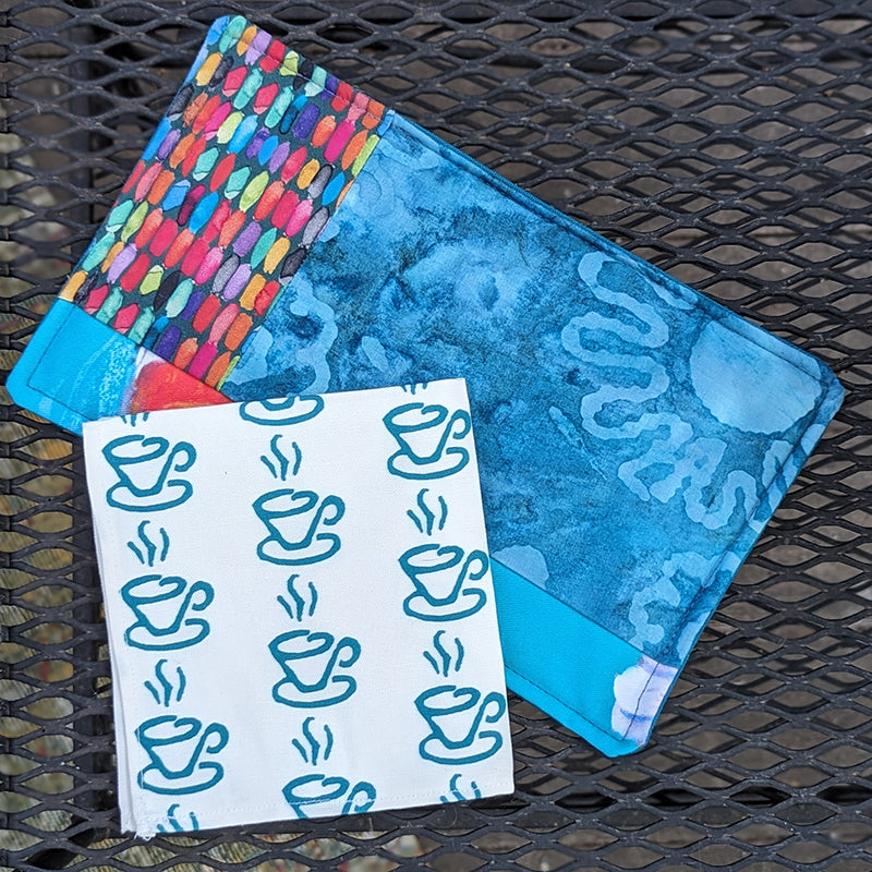 Coffee Cups Cocktail/Snack Napkin (Set of 4))