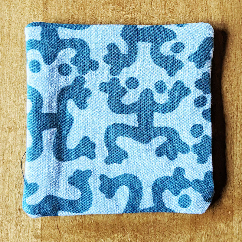 Teal & Grey Taino Coqui Coasters (Purchase Individually)