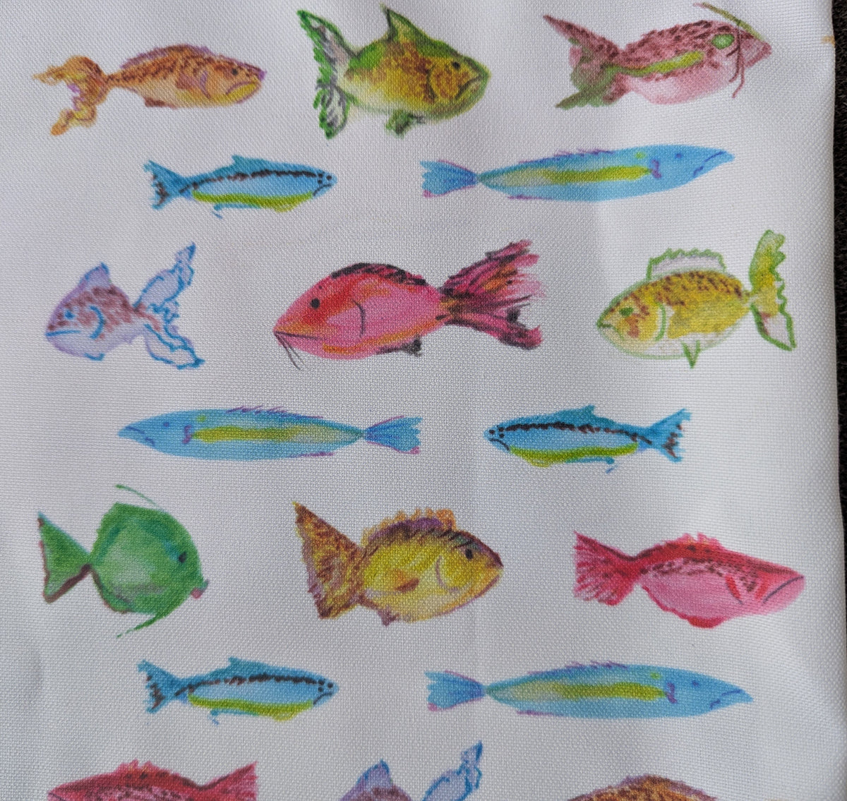 Watercolor Fishes Tote Bag
