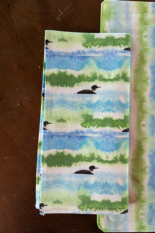 Swimming Loons Napkins (Sold Individually)