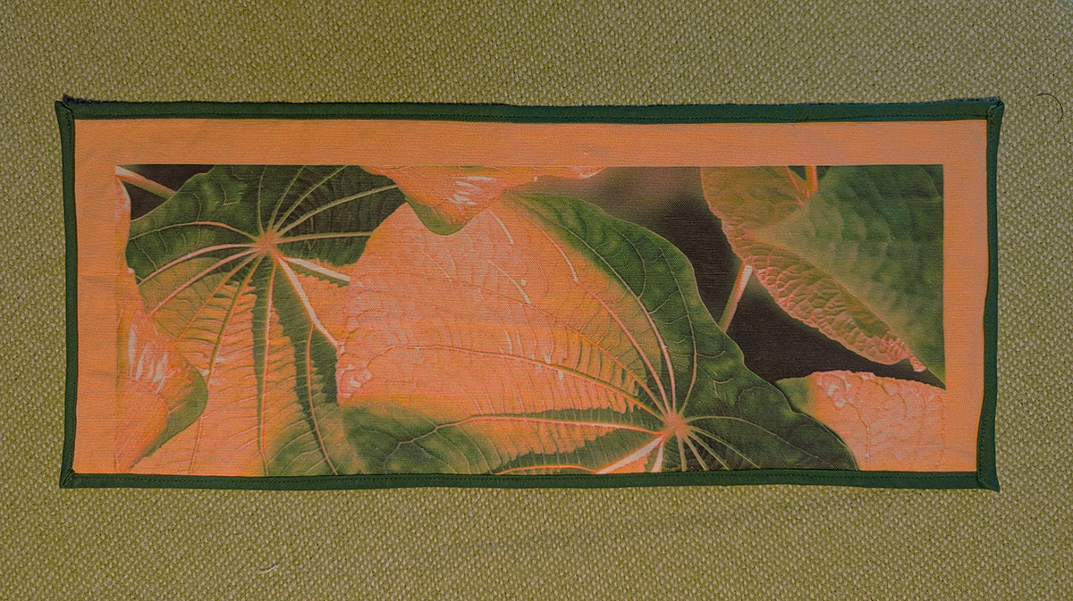 Rainforest (Peach&Green) Table Runner