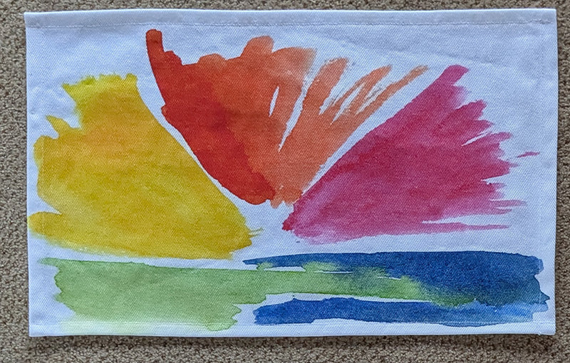 Sunburst Watercolor Runners (simple)