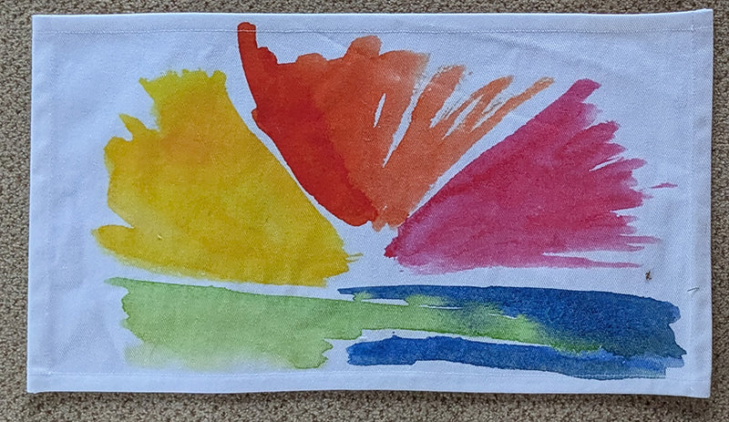 Sunburst Watercolor Runners (simple)