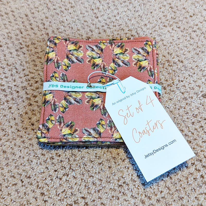 Magnolia Wreath Coasters (set of 4)