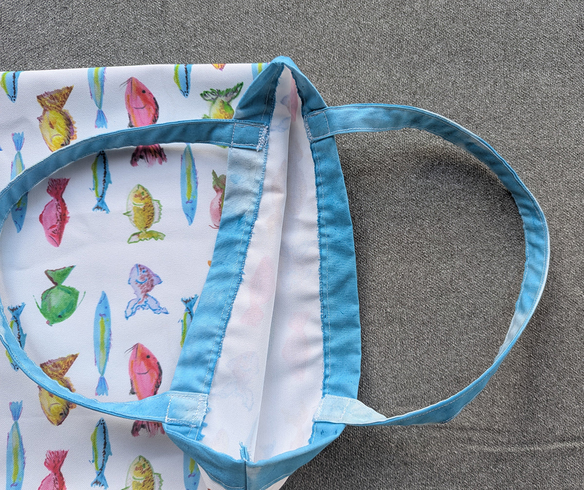 Watercolor Fishes Tote Bag