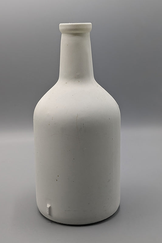 Painted Bottle Vases - White