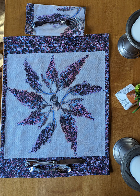 Winter Sumac Placemats and Napkins (Sold Individually)