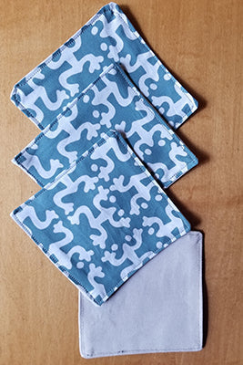 Teal & Grey Taino Coqui Coasters (Purchase Individually)