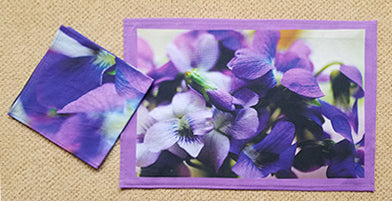 Violets Placemats (Sold Individually)
