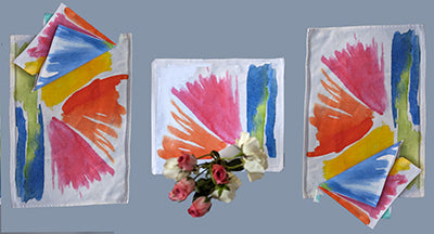 Sunburst Watercolor Runners (simple)