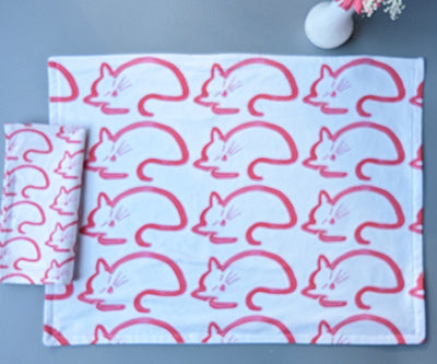 Sleeping Cat Placemats (4 colors \Sold Individually)