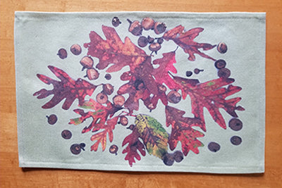 Acorns & Fall Leaves Placemats (Sold Individually) Three Colors
