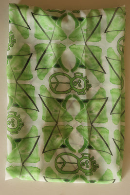 Chiffon Scarf - Watercolor with Native American Symbol