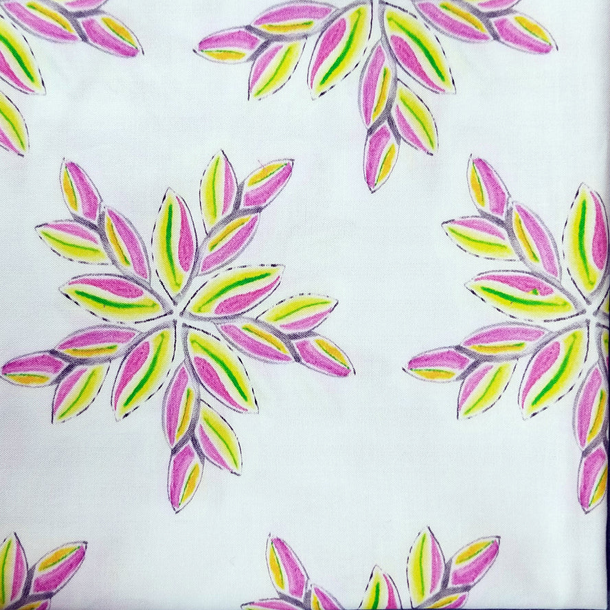 Pink Water Plants Dinner Napkins (Sold Individually)