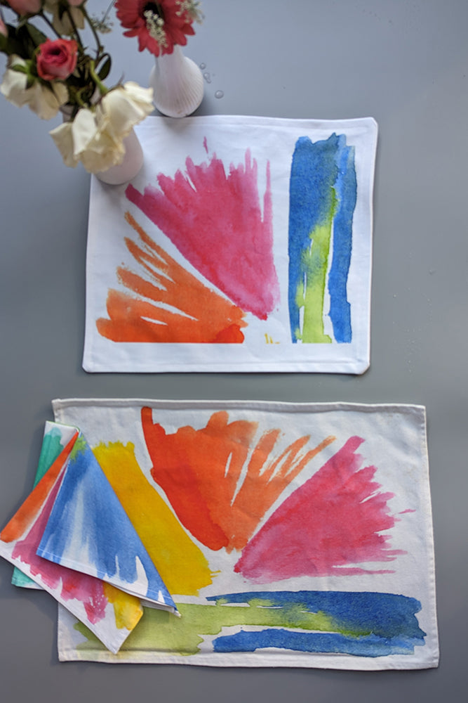 Sunburst Watercolor Runners (simple)