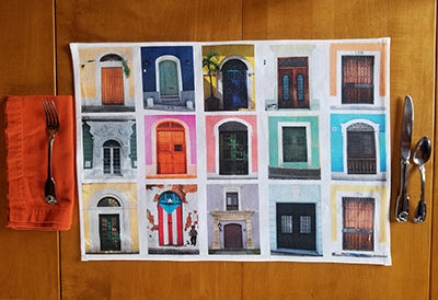 Doors of Old San Juan Place Mats (2 versions)