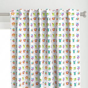Crazy Critters Watercolors 1 - Three Designs