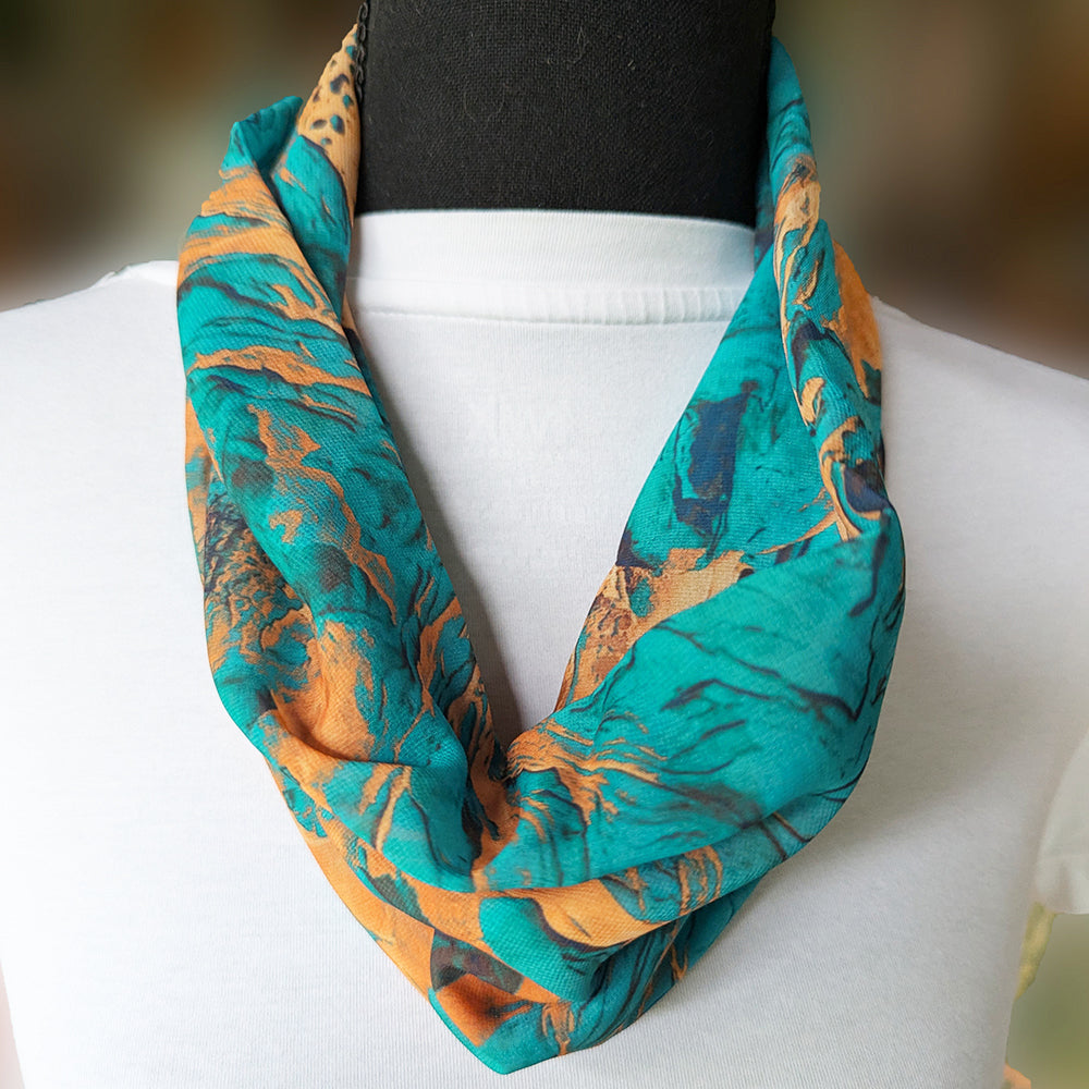 Chiffon Scarf - Cool Sandstone