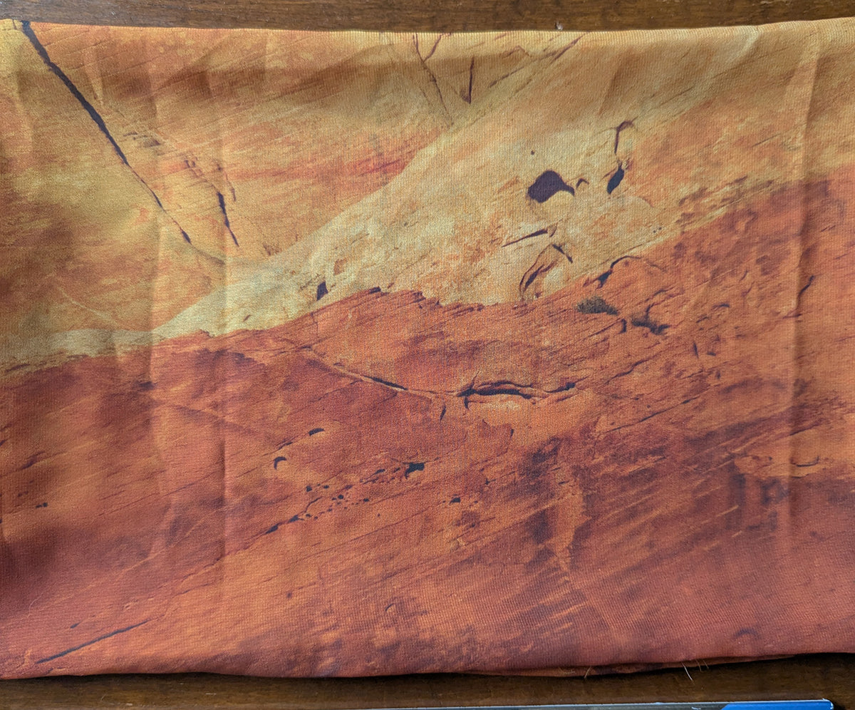 Chiffon Scarf - Red Hot Sandstone