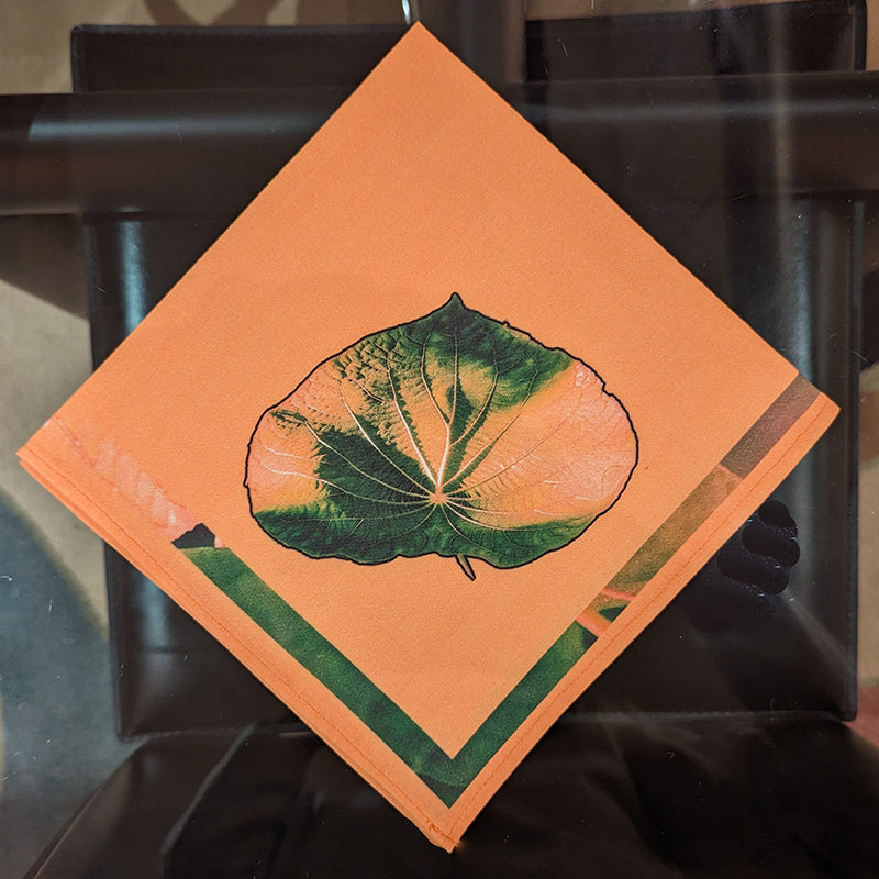 Rainforest (Peach & Green) Placemats & Napkins Sets of Four (4)