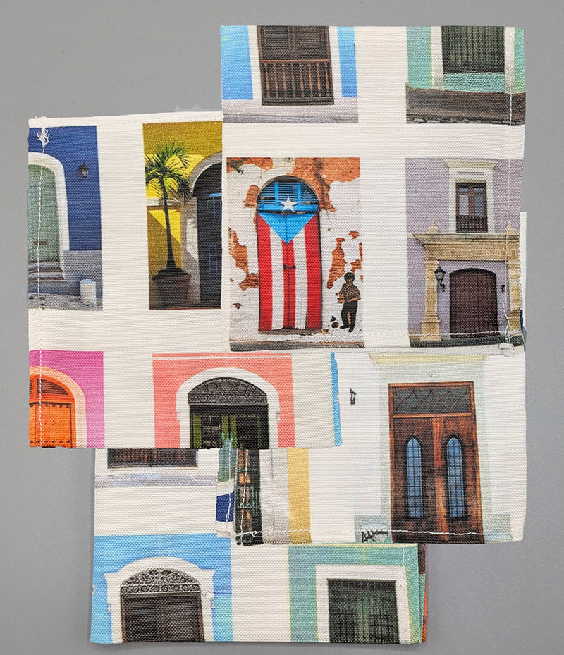 Doors of Old San Juan Cocktail Napkins (Set of 4)