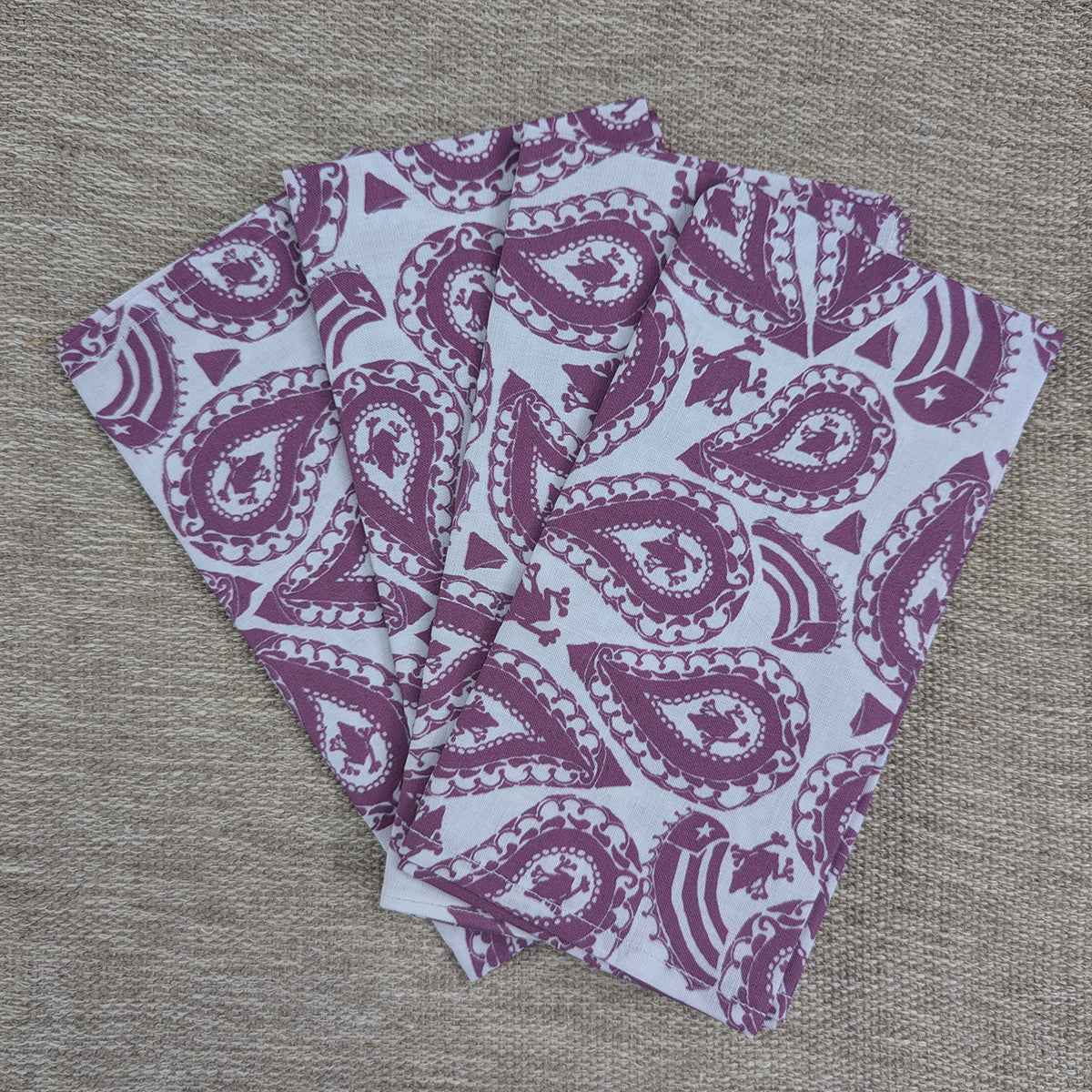 Puerto Rican Paisley Napkins (Sets of 4)