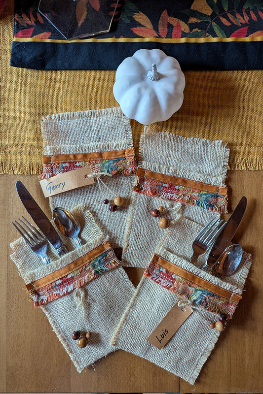 Napkin and Silverware Pockets (Sets of 4)