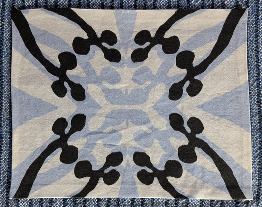 Black and Blue Frogs Place Mat (Sold Individually)