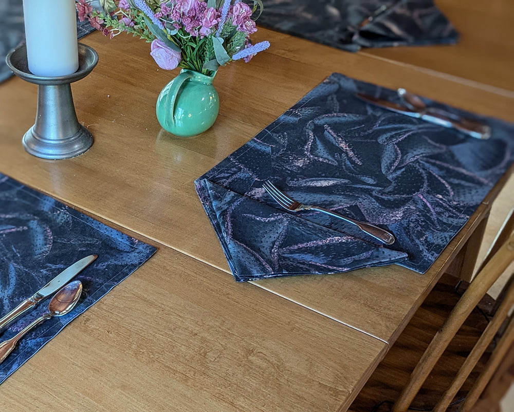 Cactus Placemat (Grey) - Sold Individually