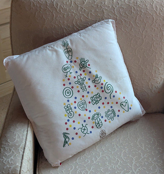 Large Christmas Themed Pillow