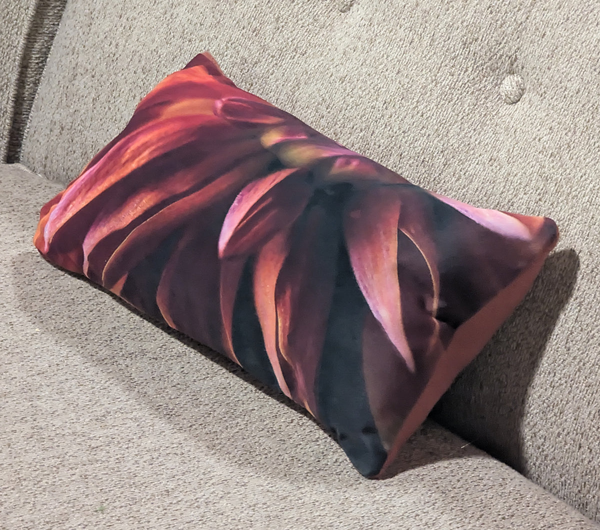 Velvet Dahlia Pillows