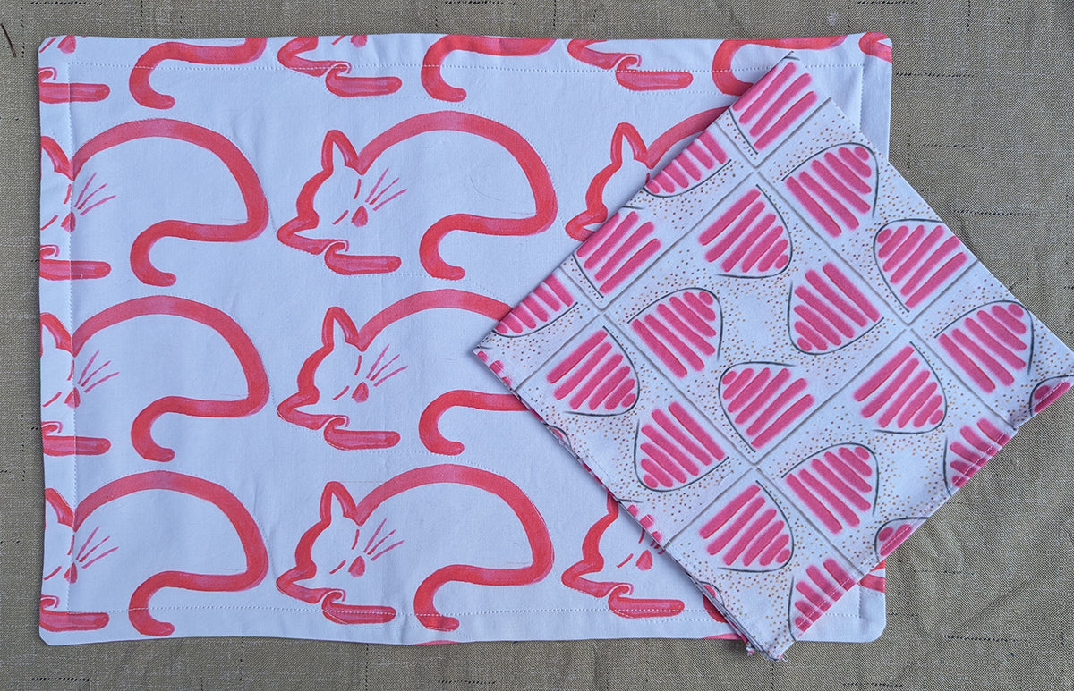 SPECIAL!  Sets for Two Place Mats & Napkins