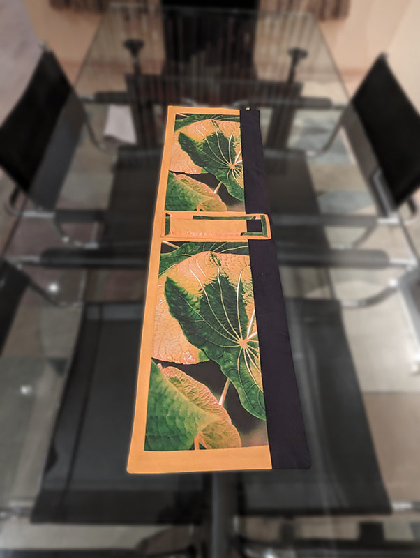 Rainforest (Peach&Green) Table Runner