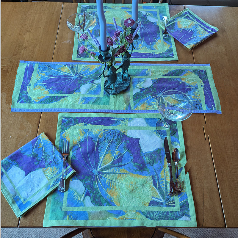 Rainforest (Lilac&Green) Napkins (Sold Individually)