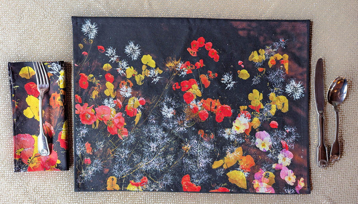 March Flowers Placemat (Sold Individually)