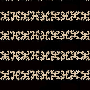 Black & Tan Taino Coquis - Four Designs