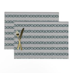 Teal & Grey Taino Coquis - Four Designs