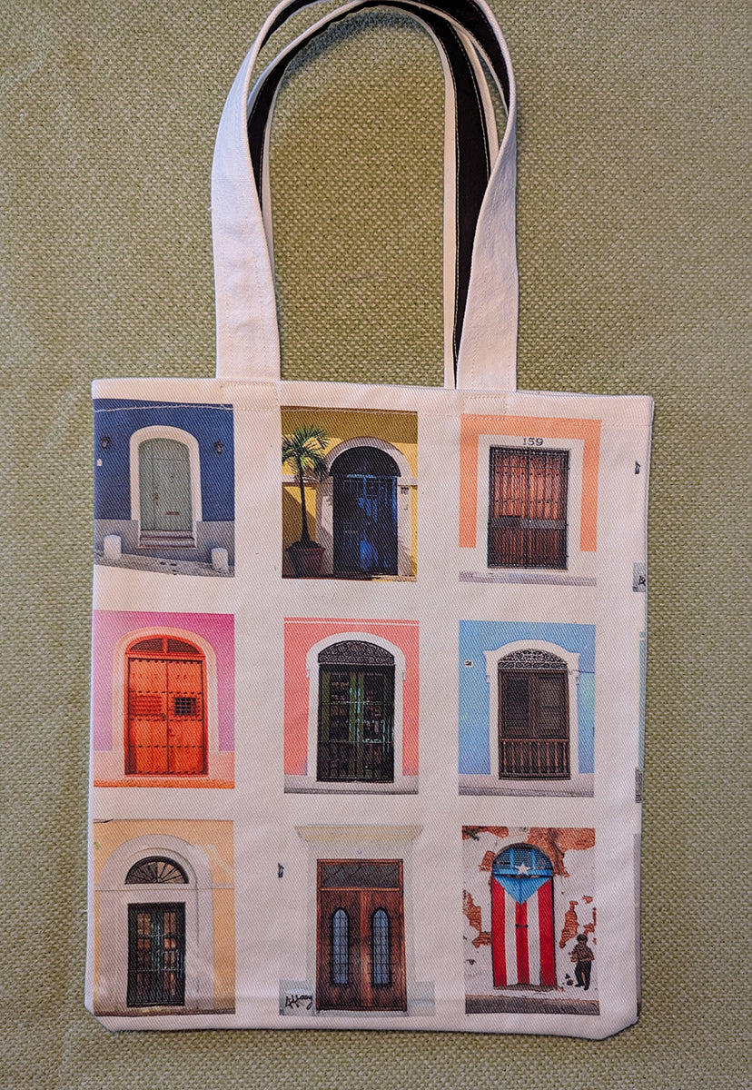 Doors of Old San Juan Tote Bag (Three Versions)