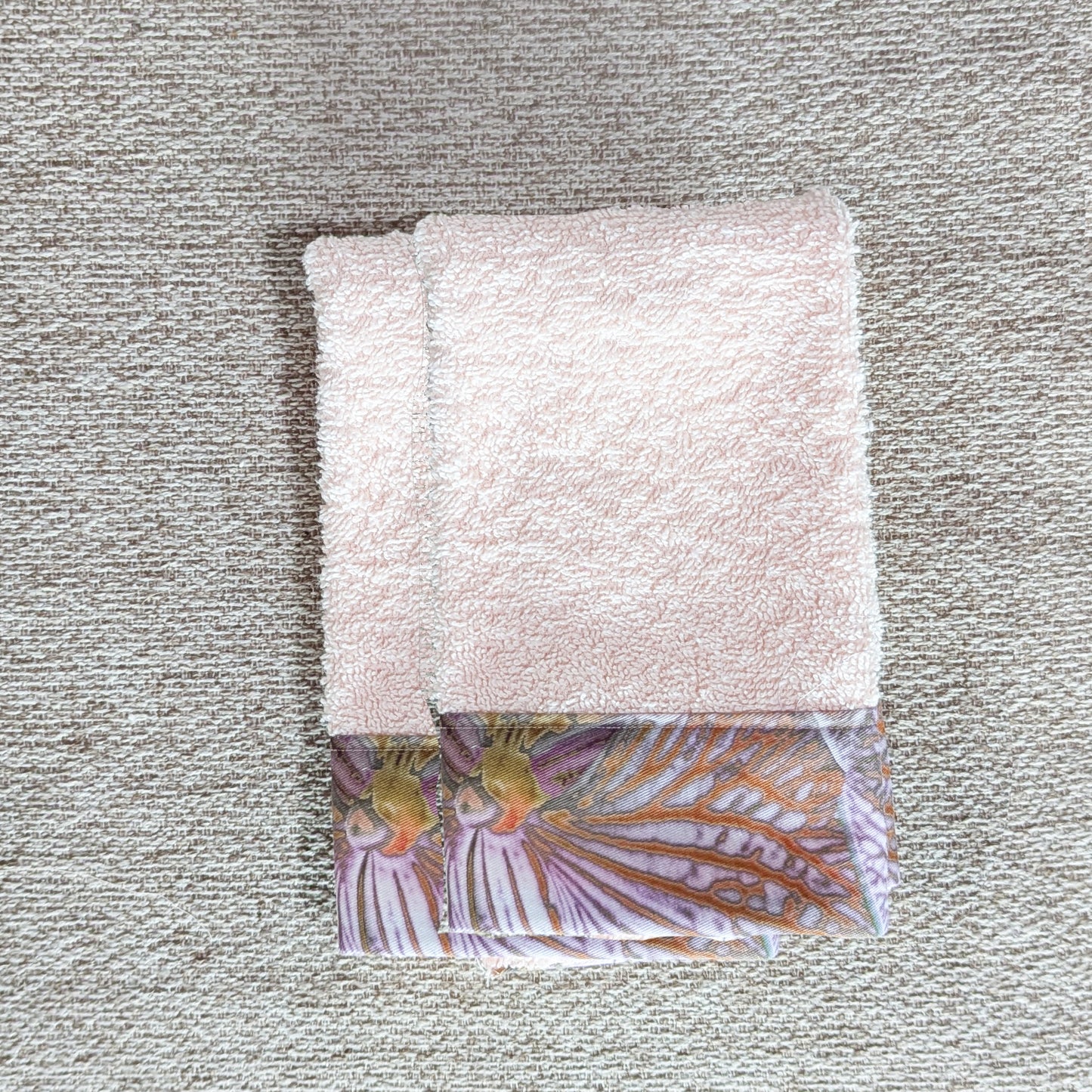 Orchid Finger Tip Towels - Set of Two
