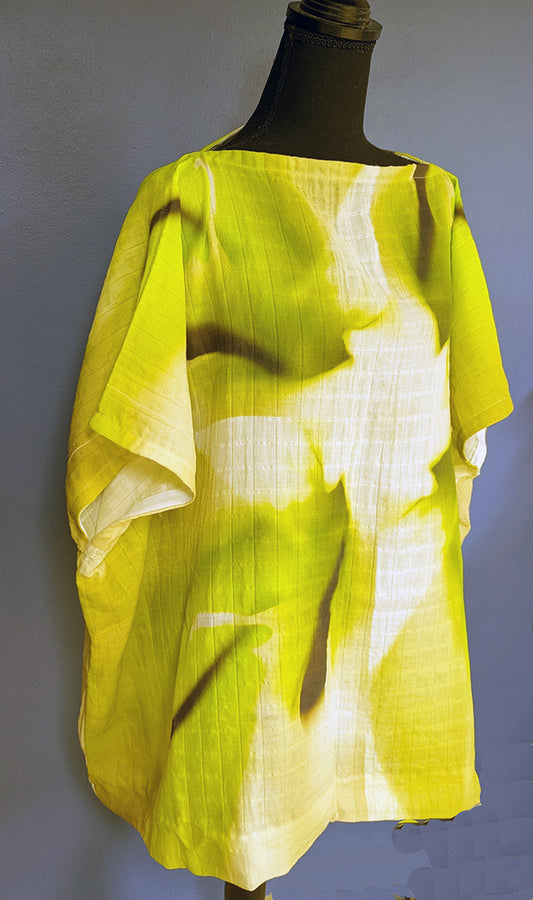 Gauze Tunic - Yellow Amaryllis